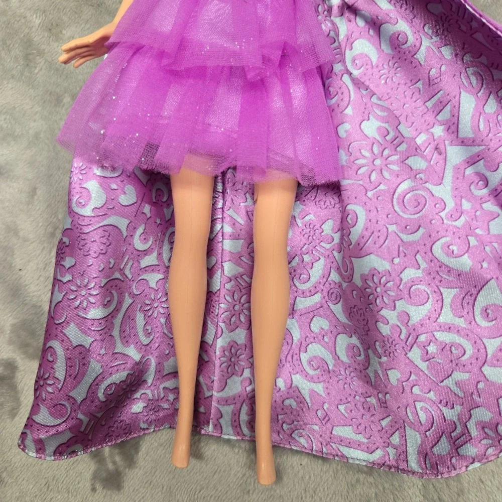 Barbie Princess & the Popstar Keira Doll Purple Hair Microphone 0626‎ B7